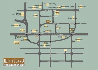 Project Image of 0.0 - 1435.0 Sq.ft 3 BHK Apartment for buy in Travancore Whiteland Luxury Apartments