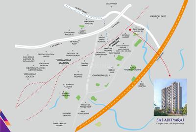 Project Image of 552 Sq.ft 1 BHK Apartment / Flat for sale in Ghatkopar East for Rs. 11000000