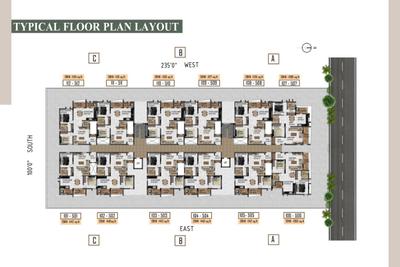 Project Image of 1127.0 - 1203.0 Sq.ft 2 BHK Apartment for buy in Vivya Apartment
