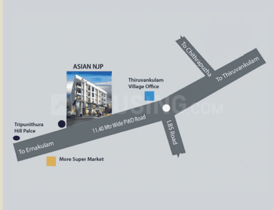 Project Image of 0.0 - 1380.0 Sq.ft 3 BHK Apartment for buy in Asian NJP