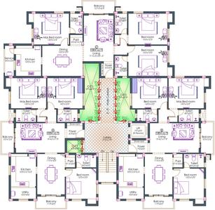 Project Image of 0.0 - 1884.0 Sq.ft 3 BHK Apartment for buy in Pushkar Harrington Residences