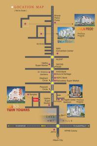 Project Image of 0.0 - 1764.96 Sq.ft 3 BHK Apartment for buy in SLN Twin Towers Block A