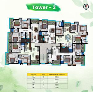 Project Image of 667.0 - 1389.0 Sq.ft 1 BHK Apartment for buy in Crown Galaxia