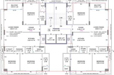 Project Image of 993.72 - 1524.06 Sq.ft 3 BHK Apartment for buy in Sattvam