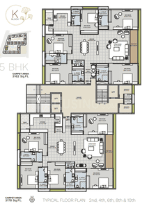 Project Image of 1911.0 - 6203.0 Sq.ft 3 BHK Apartment for buy in Avadh Ercole