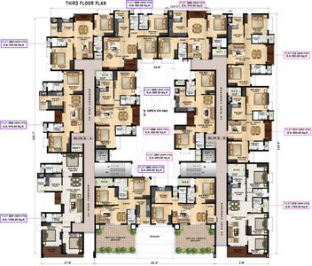 Project Image of 849.0 - 1250.0 Sq.ft 2 BHK Apartment for buy in Kalpataru Royale