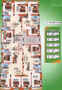 Project Image of 346.0 - 1007.0 Sq.ft 1 BHK Apartment for buy in M A H Jai Ganesh Apartment 4