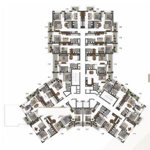 Project Image of 475.65 - 2511.33 Sq.ft Studio Studio Apartment for buy in Mag 5 Boulevard