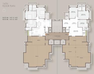Project Image of 954.11 - 969.83 Sq.ft 3 BHK Apartment for buy in Shiv Gol Twins