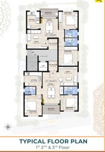 Project Image of 1003.0 - 1053.0 Sq.ft 2 BHK Apartment for buy in Kamalam Vilvam