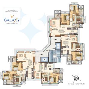 Project Image of 536.0 - 1282.0 Sq.ft 1 BHK Apartment for buy in Manthan Galaxy 