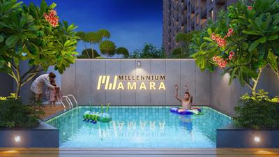 Project Image of 772.0 - 783.0 Sq.ft 2 BHK Apartment for buy in Millennium Amara Phase 2