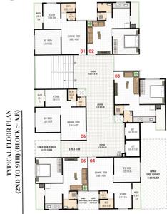 Project Image of 343.8 - 569.73 Sq.ft 1 BHK Apartment for buy in Rudra Riyal Residency