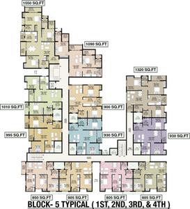 Project Image of 770.0 - 1550.0 Sq.ft 1 BHK Apartment for buy in Arun Four Greens Block 3
