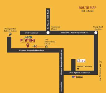 AKB Developers Fortune Location Plan 1