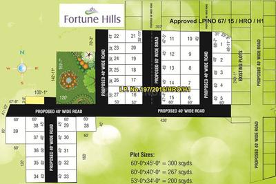 Project Image of 1800.0 - 5103.0 Sq.ft Residential Plot Plot for buy in Fortune Hills
