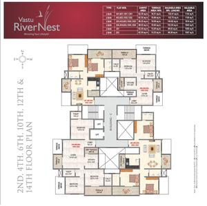 Project Image of 606.0 - 1077.0 Sq.ft 1 BHK Apartment for buy in Vastu Buildcorp River Nest