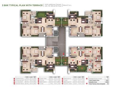 Project Image of 1316.0 - 2528.0 Sq.ft 3 BHK Apartment for buy in Ganesh Maple Tree Garden Homes