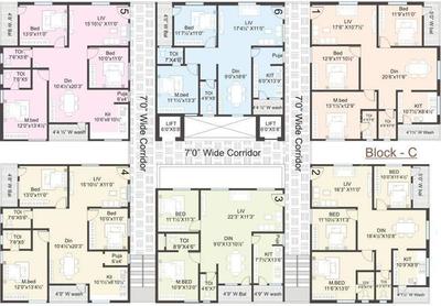 Project Image of 1175.0 - 2035.0 Sq.ft 2 BHK Apartment for buy in Magna Magnum Opus