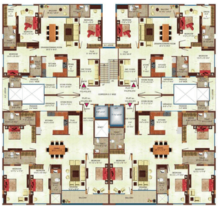 Project Image of 1697.0 - 3389.0 Sq.ft 3 BHK Apartment for buy in Trimurty Gulmohar