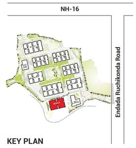 Project Image of 1497 Sq.ft 3 BHK Apartment / Flat for sale in Yendada for Rs. 13500000