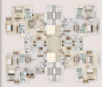 Project Image of 942.72 - 1816.3 Sq.ft 2 BHK Apartment for buy in Centauri Dharapur