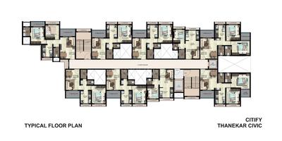 Project Image of 318.07 - 540.89 Sq.ft 1 BHK Apartment for buy in Thanekar Civic Phase II