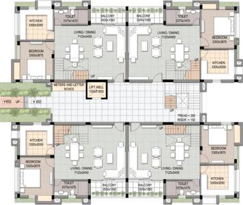 Project Image of 2124 Sq.ft 4 BHK Apartment / Flat for sale in Vedic Village for Rs. 9000000