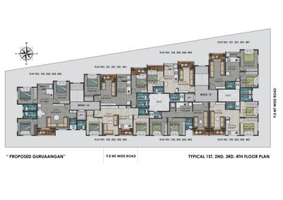 Project Image of 675.0 - 1150.0 Sq.ft 1 BHK Apartment for buy in Guru Aangan