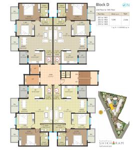 Project Image of 1209 Sq.ft 2 BHK Apartment / Flat for sale in K R Puram for Rs. 12300000