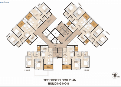 Project Image of 725.0 - 908.0 Sq.ft 2 BHK Apartment for buy in Shapoorji Pallonji Joyville Hadapsar Annexe