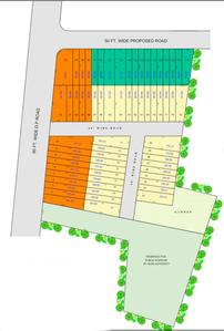 Orange Embroidery Park Layout Plan 1