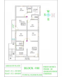 Project Image of 730.0 - 859.0 Sq.ft 2 BHK Apartment for buy in Crest Dusica Phase III