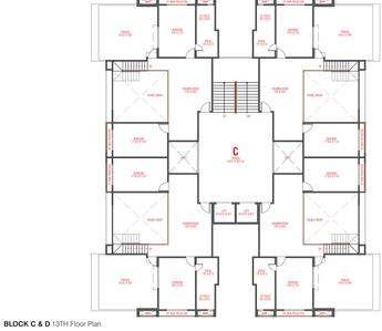 Project Image of 1333.33 - 1486.39 Sq.ft 3 BHK Apartment for buy in S B Satvan Harmony