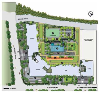 Project Image of 572.53 - 810.85 Sq.ft 2 BHK Apartment for buy in L And T Seawoods Opal At West Square