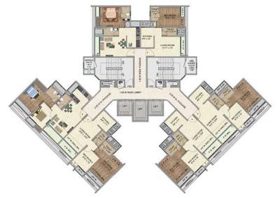 Project Image of 516.0 - 559.0 Sq.ft 2 BHK Apartment for buy in Man One Park Avenue 6