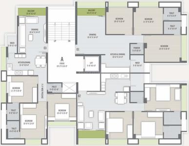 Project Image of 614.0 - 748.0 Sq.ft 2 BHK Apartment for buy in Aaryan Emerald