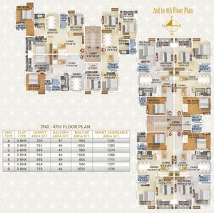Project Image of 1075.0 - 1388.0 Sq.ft 2 BHK Apartment for buy in Annapurna Heights