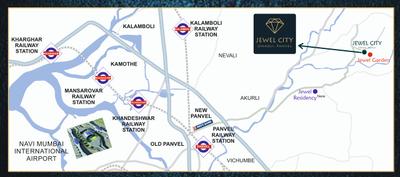 Project Image of 244.34 - 570.16 Sq.ft Studio Studio Apartment for buy in Jewel City Phase 1