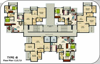 Project Image of 700.0 - 930.0 Sq.ft 1 BHK Apartment for buy in OSSK Sai Sharnam