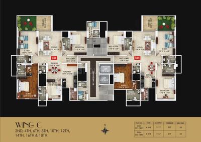 Project Image of 834.0 - 1777.0 Sq.ft 2 BHK Apartment for buy in Gagan Unnatii