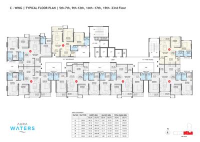 Project Image of 710.0 - 1412.0 Sq.ft 2 BHK Apartment for buy in Aura Water Phase II