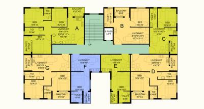 Project Image of 775.0 - 1065.0 Sq.ft 2 BHK Apartment for buy in Sun Prantik Residence