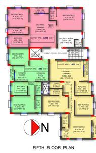 Project Image of 890.0 - 1402.0 Sq.ft 2 BHK Apartment for buy in Shuvam Renu Residency Phase 2