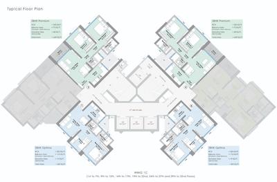 Project Image of 435.0 - 725.0 Sq.ft 1 BHK Apartment for buy in Raheja Lunaris 1 Callisto
