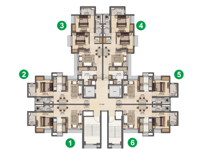 Project Image of 446.0 - 1266.0 Sq.ft 1 BHK Apartment for buy in Lodha Amara Tower 26 27 28 30 34 35