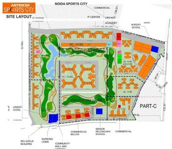 Project Image of 1860.0 - 2250.0 Sq.ft 3 BHK Apartment for buy in The Antriksh Sports City