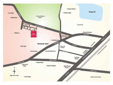 Project Image of 1120 Sq.ft 2 BHK Apartment / Flat for sale in Tambaram for Rs. 6500000