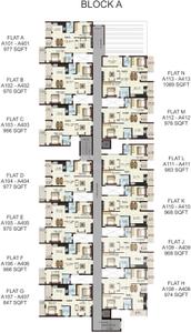 Project Image of 847.0 - 1225.0 Sq.ft 2 BHK Apartment for buy in Lifestyle Happinest