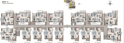 Project Image of 1350.0 - 2460.0 Sq.ft 2 BHK Apartment for buy in SMR Vinay Boulder Woods Block B